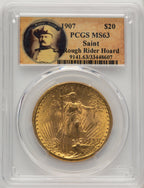 1907 $20 Saint Saint-Gaudens Double Eagle PCGS MS63
