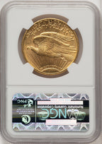 1910-D $20 Saint-Gaudens Double Eagle NGC MS64 (505886013)
