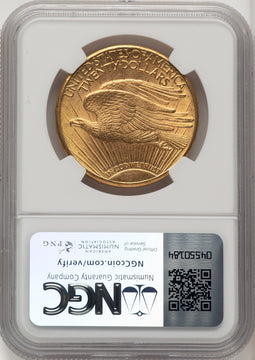 1911-D $20 Saint-Gaudens Double Eagle NGC MS63 (572258060)