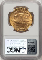 1911-D $20 Saint-Gaudens Double Eagle NGC MS63 (572258060)