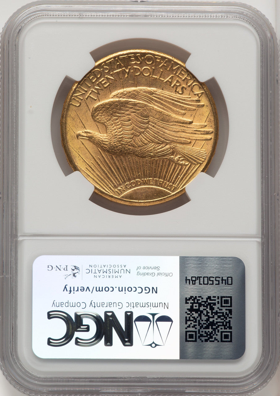 1911-D $20 Saint-Gaudens Double Eagle NGC MS63 (572258060)