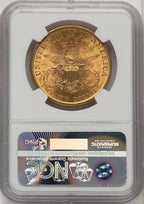 1896 $20 Liberty Double Eagle NGC MS63