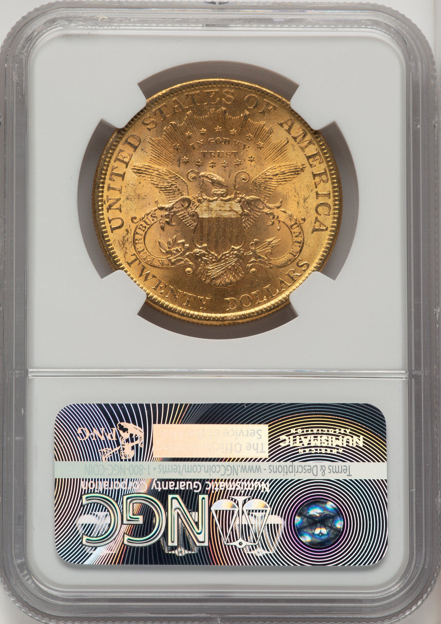 1896 $20 Liberty Double Eagle NGC MS63