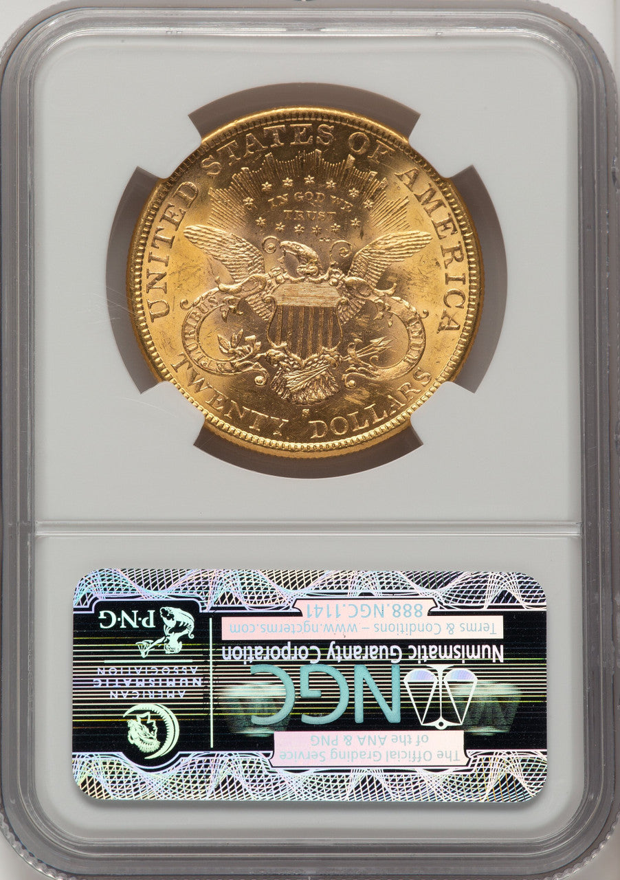 1897-S $20 Liberty Double Eagle NGC MS62 (772673073)