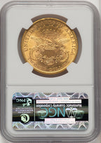1899 $20 Brown Label Liberty Double Eagle NGC MS63