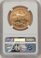 2008-W $50 One-Ounce Gold Eagle Burnished NGC MS70 (506895089)