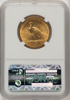 1913 $10 Brown Label Indian Eagle NGC MS63