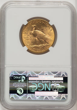 1912 $10 Brown Label Indian Eagle NGC MS63 (520064011)
