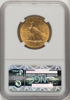 1910 $10 Brown Label Indian Eagle NGC MS63 (520064038)