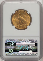 1910 $10 Brown Label Indian Eagle NGC MS63 (520064036)