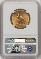 1910-D $10 Brown Label Indian Eagle NGC MS63 (520064045)