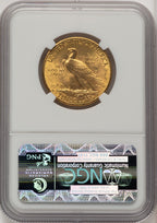 1910-D $10 Brown Label Indian Eagle NGC MS63 (520066105)