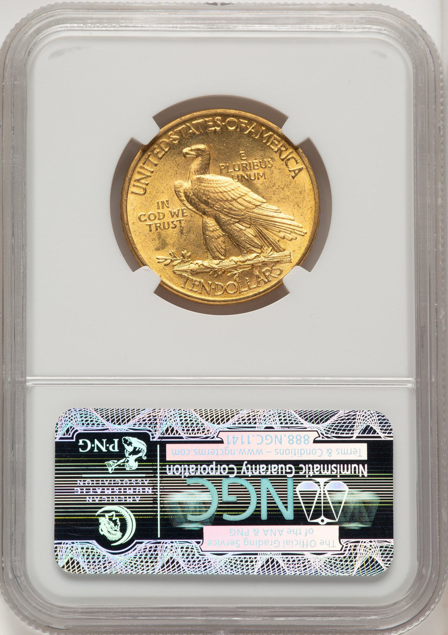 1913 $10 Brown Label Indian Eagle NGC MS63 (520064028)