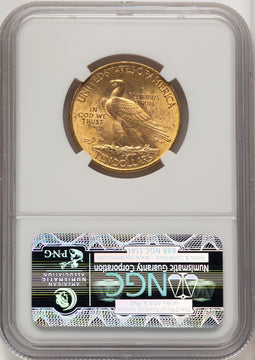 1910 $10 Brown Label Indian Eagle NGC MS63 (520064042)