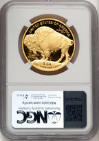 2013-W $50 One-Ounce Gold Buffalo Brown Label NGC PF70 (772784005)
