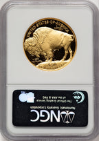 2007-W $50 One-Ounce Gold Buffalo First Strike ER Blue NGC PF70 (772845004)