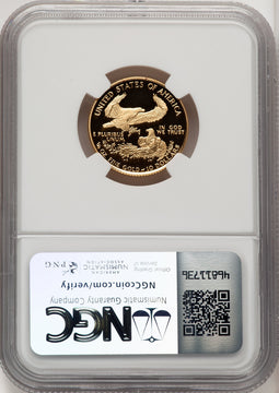 1994-W $10 Quarter-Ounce Gold Eagle Brown Label NGC PF70 (519589037)
