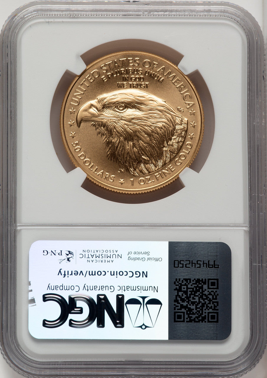 2023-W Burnished Gold Eagle 1 oz FDI 1ST NGC MS70 (765922013)
