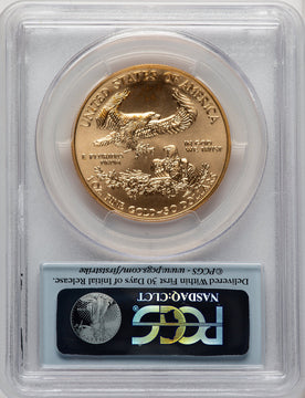 2013-W $50 One-Ounce Gold Eagle PCGS SP70 (772516008)