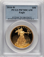 2010-W $50 One-Ounce Gold Eagle PCGS PR70 (773174016)