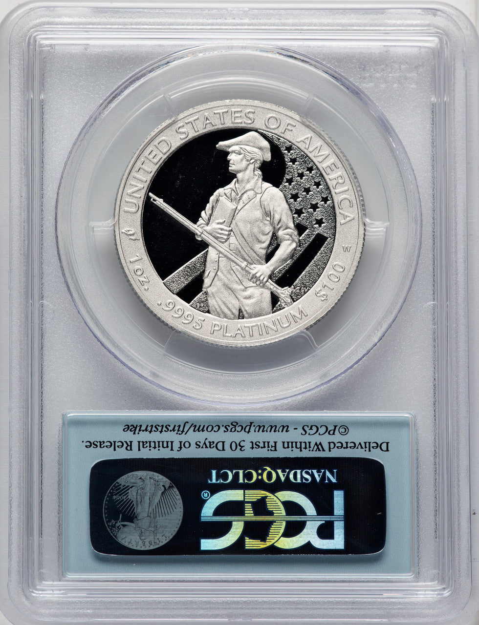 2012-W $100 One-Ounce Platinum Eagle First Strike FS Flag PCGS PR70