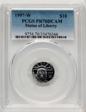 1997-W Platinum American Eagle 4-Coin Set PCGS PR70