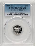 1999-W Platinum American Eagle 4-Coin Set PCGS PR70