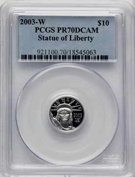 2003-W Platinum American Eagle 4-Coin Set PCGS PR70