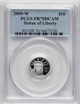 2005-W Platinum American Eagle 4-Coin Set PCGS PR70