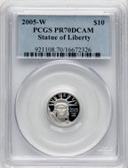 2005-W Platinum American Eagle 4-Coin Set PCGS PR70