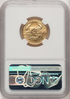 1986 $10 Quarter-Ounce Gold Eagle Brown Label NGC MS70