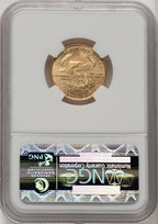 2006 $10 Gold Quarter-Ounce Eagle Brown Label NGC MS70