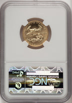 2012 $10 Quarter-Ounce Gold Eagle First Strike ER Blue NGC MS70