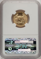 2013 $10 Quarter-Ounce Gold Eagle First Strike ER Blue NGC MS70 (773336054)
