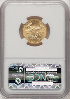 2013 $10 Quarter-Ounce Gold Eagle First Strike ER Blue NGC MS70