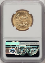 2019 $25 Half Ounce Gold Eagle First Strike Moy Signature ER Ed Moy NGC MS70