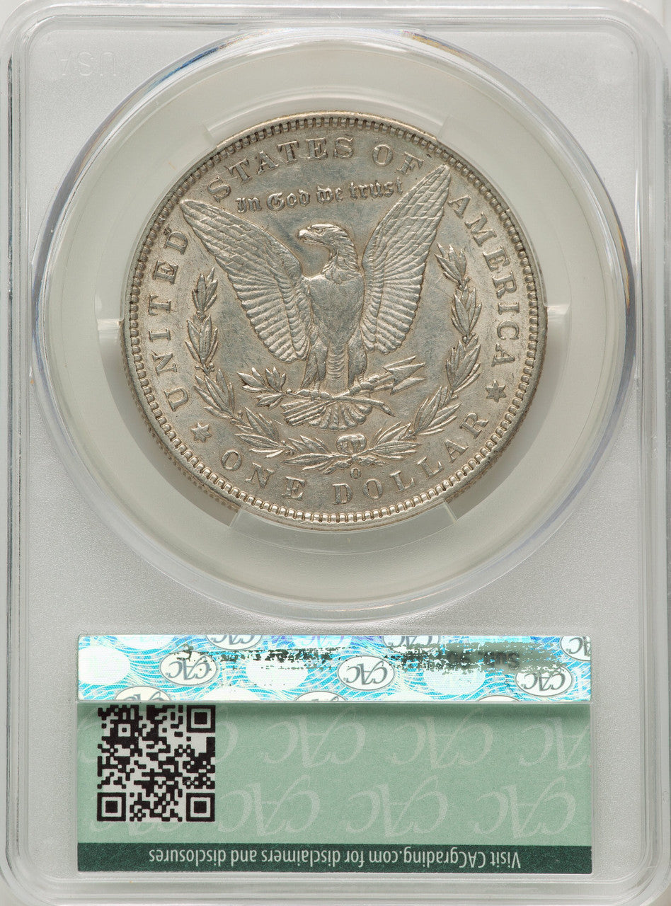1893-O Morgan Dollar CACG AU53