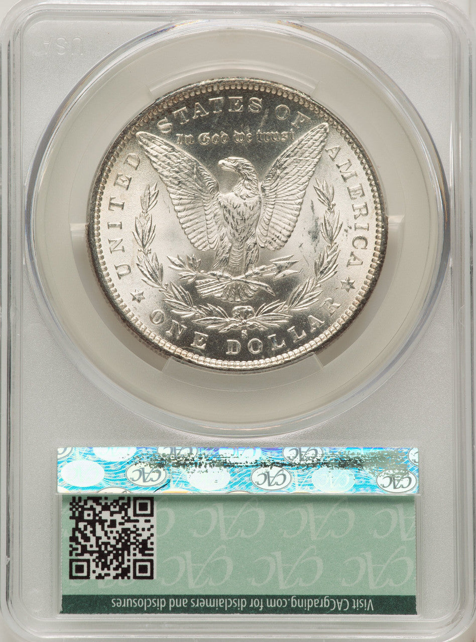 1891-S Morgan Dollar CACG MS64