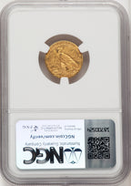1910 $2.50 Indian Quarter Eagle NGC MS63 (772304002)