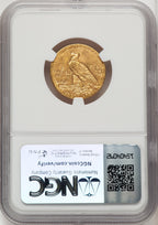 1908-D $5 Indian Half Eagle NGC MS64 (771393006)