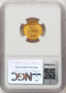 1905 $2.50 Liberty Quarter Eagle NGC MS66 (772279002)