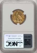 1911-S $5 Indian Half Eagle NGC MS62 (772800002)