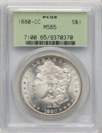 1880-CC Morgan Dollar PCGS MS65 (772836008)