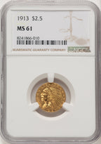 1913 $2.50 Indian Quarter Eagle NGC MS61 (772356014)