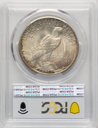1921 Peace CAC Peace Dollar PCGS MS64+