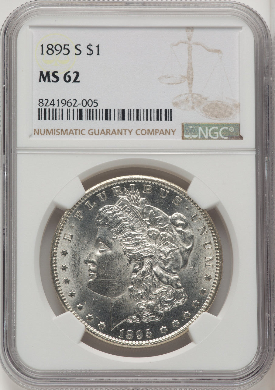 1895-S Morgan Dollar NGC MS62