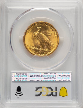 1907 $10 No Motto CAC Indian Eagle PCGS MS65