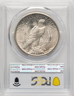 1921 Peace Dollar PCGS MS63