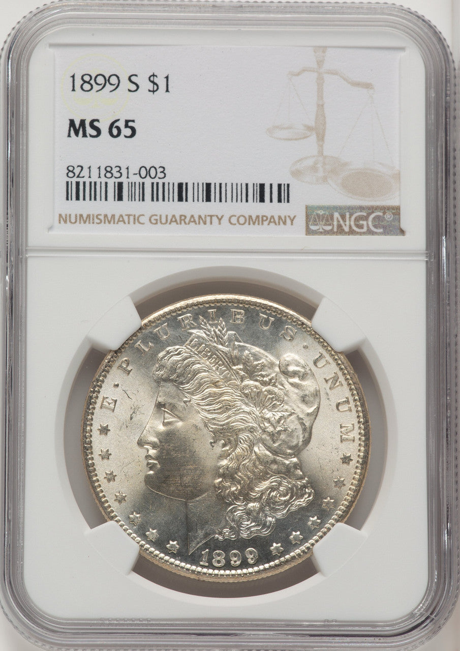 1899-S Morgan Dollar NGC MS65