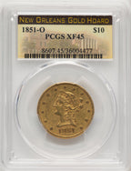 1851-O $10 Liberty Eagle PCGS XF45